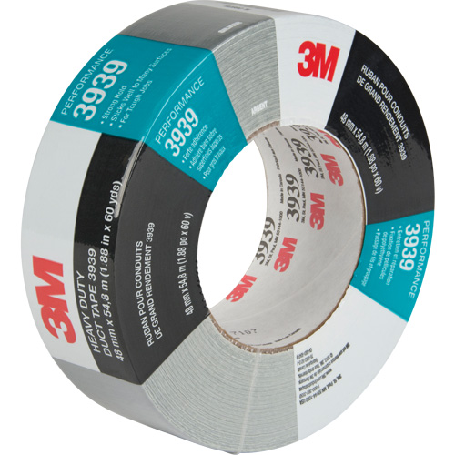 3939 Duct Tape, 9 mils, Silver, 48 mm (2") x 55 m (180') Ontario Safety Products