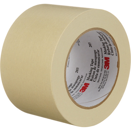 Rubans-cache Highland 203, 72 mm (3") x 55 m (180'), Beige Ontario Safety Products