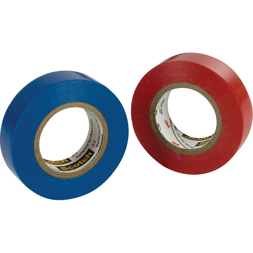 Scotch&reg; 35 Colour Coded Tape, 12.7 mm (1/2") x 20.1 m (66'), Blue, 7 mils Ontario Safety Products
