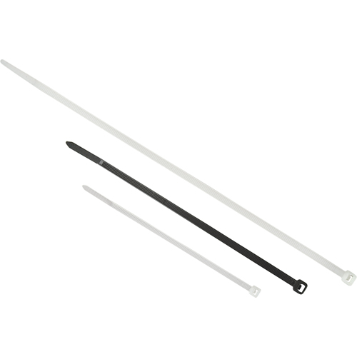 Contractor-grade Cable Ties, 24" Long, 175LBS Tensile Strength, Natural Ontario Safety Products