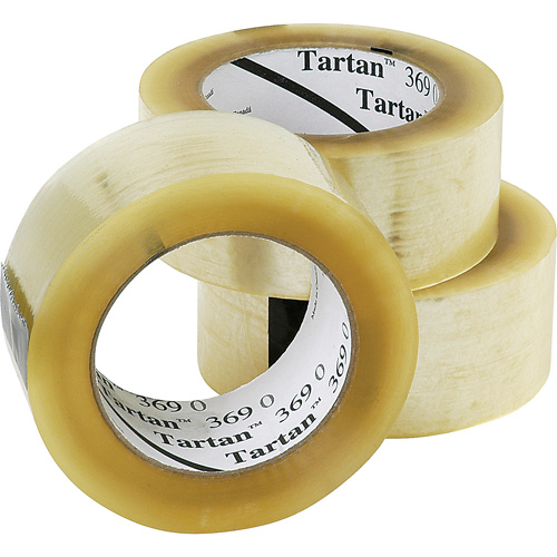 Ruban d'emballage Tartan 369, Adh&eacute;sif Acrylique, 1,6 mil, 48 mm (1-22/25") x 132 m (432') Ontario Safety Products