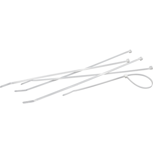 Attaches de c&acirc;bles, Longueur 4", R&eacute;sistance &agrave; la traction 18 lb, Naturel Ontario Safety Products