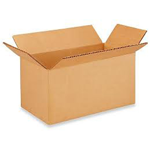 Corrugated Box, 8" L x 4" W x 4" H, Flute C Ontario Safety Products