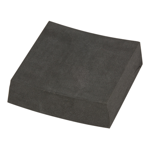 Mousse de n&eacute;opr&egrave;ne noir, &eacute;paisseur 1", 3" lo x 3" la Ontario Safety Products