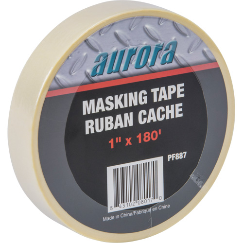 General Purpose Masking Tape, 24 mm (1") x 55 m (180'), Beige Ontario Safety Products