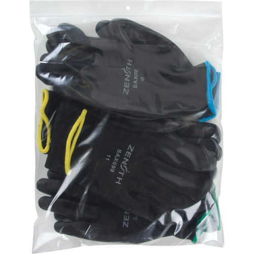 Poly Bags, Reclosable, 12" x 10", 2 mils Ontario Safety Products