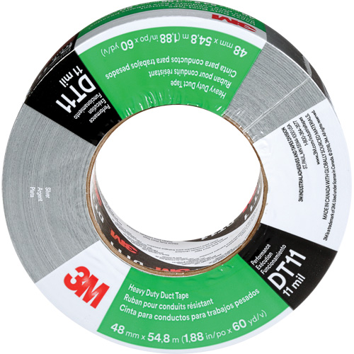 Ruban adh&eacute;sif robuste DT11, 11 mils, Argent, 48 mm (2") x 55 m (180') Ontario Safety Products