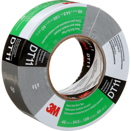 Ruban adh&eacute;sif robuste DT11, 11 mils, Argent, 48 mm (2") x 55 m (180') Ontario Safety Products