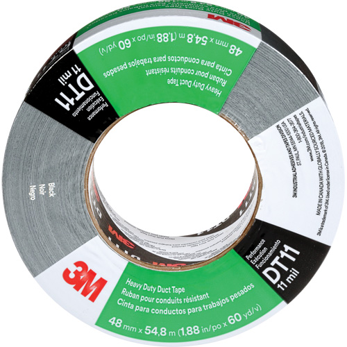 Ruban adh&eacute;sif robuste DT11, 11 mils, Noir, 48 mm (2") x 55 m (180') Ontario Safety Products