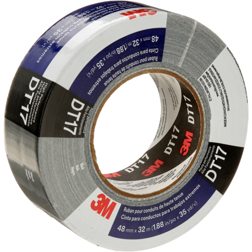 DT17 Super-Duty Duct Tape, 17 mils, Black, 48 mm (2") x 32 m (105') Ontario Safety Products