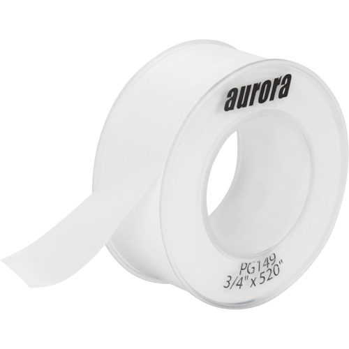 Ruban d'&eacute;tanch&eacute;it&eacute; en t&eacute;flon, 520" lo x 3/4" la, Blanc Ontario Safety Products