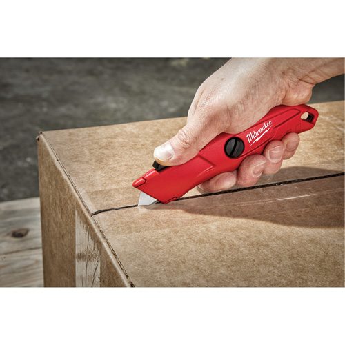 Couteau autor&eacute;tractable, 3/4", Acier, Prise en M&eacute;tal Ontario Safety Products