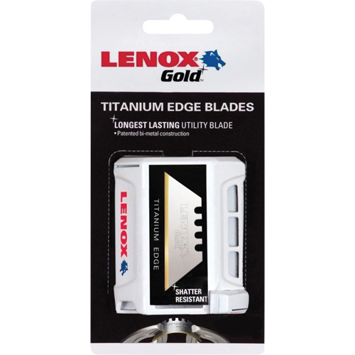 Lenox Gold&reg; Utility Knife Blades, Single Style Ontario Safety Products