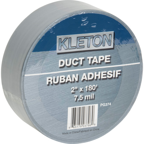 Utility Grade Duct Tape, 7.5 mils, Silver, 50 mm (2") x 55 m (180') Ontario Safety Products