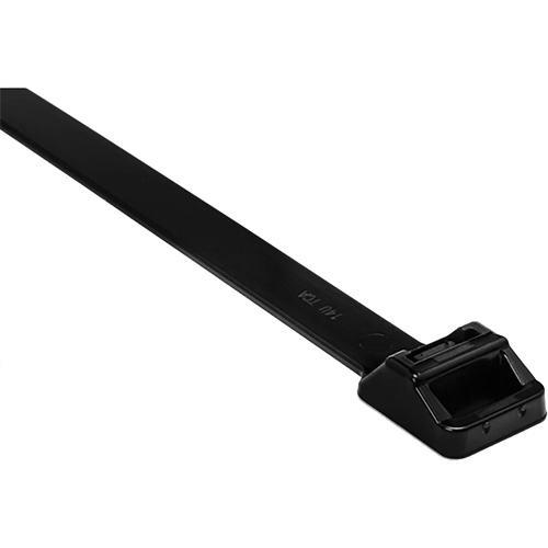 Heavy-Duty Cable Ties, 20" Long, 250 lbs. Tensile Strength, Black Ontario Safety Products