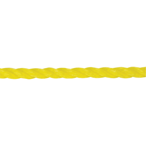 1/4" Braided Yellow Rope, Polypropylene, 1300' Ontario Safety Products