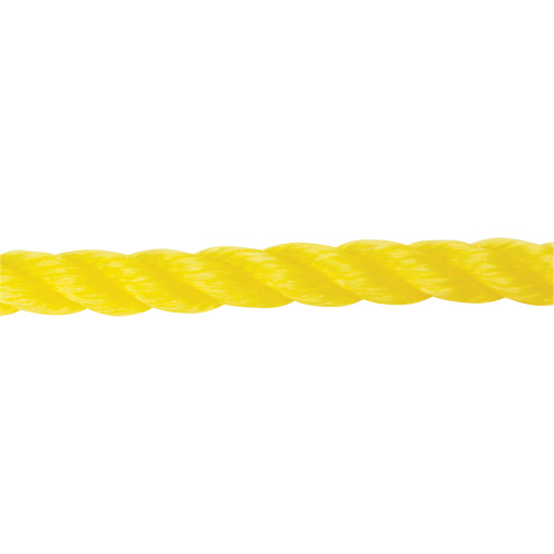 5/8" Braided Yellow Rope, Polypropylene, 200' Ontario Safety Products