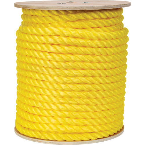 Braided Yellow Rope, Polypropylene, 300' Ontario Safety Products