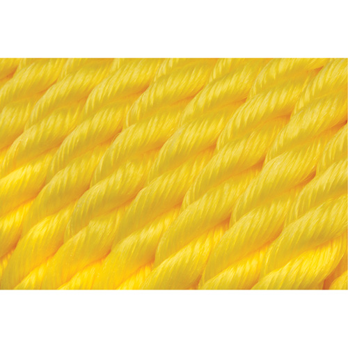 Braided Yellow Rope, Polypropylene, 300' Ontario Safety Products