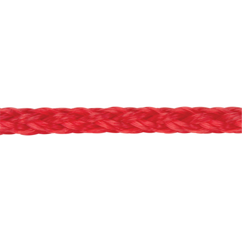 Braided Red Rope, Polypropylene, 500' Ontario Safety Products