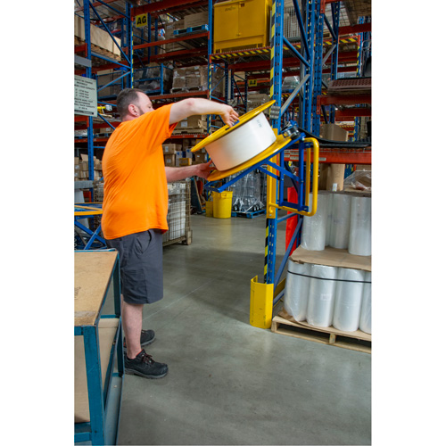Strapping Dispenser, Polyester/Steel/Polypropylene Straps, 16"/8" Core Dia., 3"/8"/6" Roll Width Ontario Safety Products