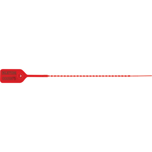 Standard-Duty Security Seal, 9", Plastic, Pull-Through Ontario Safety Products