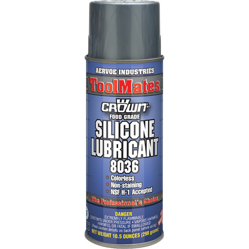 Food Grade Silicone Lube, Aerosol Can Ontario Safety Products