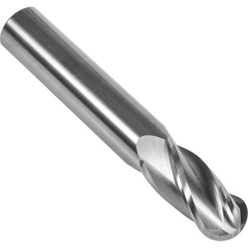 Fraise &agrave; bout sph&eacute;rique 30° S238, 1/16" dia., 1-1/2" lo, 4 cannelures, 1/8" tige, Carbure Ontario Safety Products