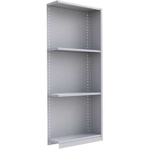&eacute;l&eacute;ment de rayonnage Interlok, Acier, Sans boulons, Capacit&eacute; 800 lb, 36" la x 88" h x 24" p Ontario Safety Products