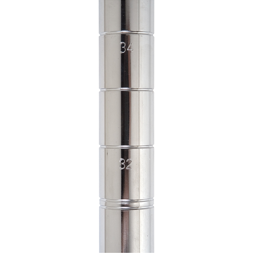 Standard-Duty Chromate Wire Shelving Post, 63" H Ontario Safety Products