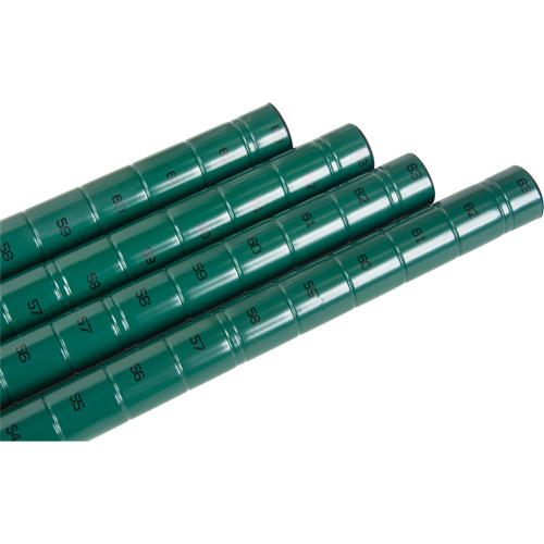 Heavy-Duty Green Epoxy Finish Wire Shelving Post Ontario Safety Products