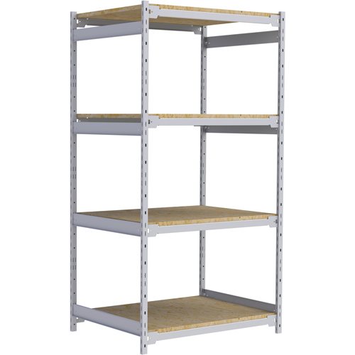 &eacute;tag&egrave;re-classeur de grande largeur, Acier, 4 Tablettes, 42" la x 32" p x 84" h Ontario Safety Products