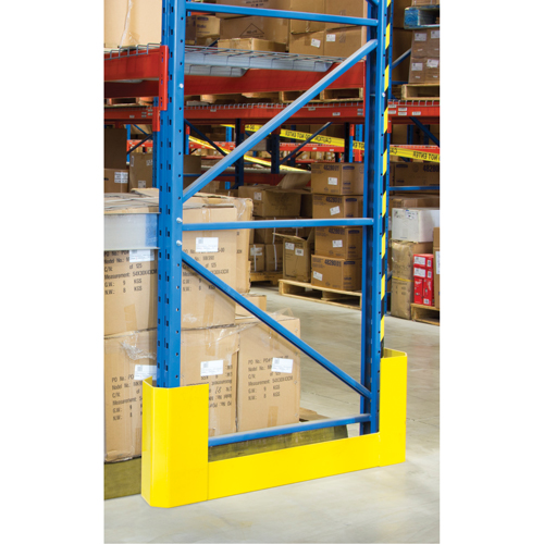 Racking Aisle Protectors, 3" W x 53" L x 16" H, Safety Yellow Ontario Safety Products