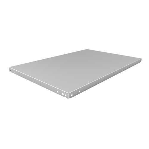 Slotted Angle Shelf, Galvanized Steel, 48" W x 24" D Ontario Safety Products