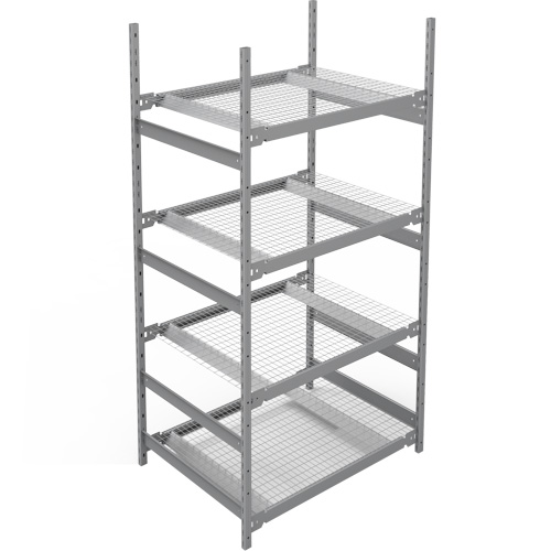 &eacute;tag&egrave;re de grande largeur, Sans boulons, Capacit&eacute; 1340 lb, 42" la x 84" h x 32" p Ontario Safety Products