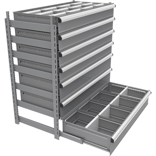 Cabinet d'entreposage &agrave; tiroirs int&eacute;gr&eacute; Interlok Ontario Safety Products