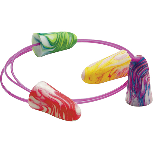 SparkPlugs&reg; Foam Earplugs, Bulk - Box, Corded Ontario Safety Products