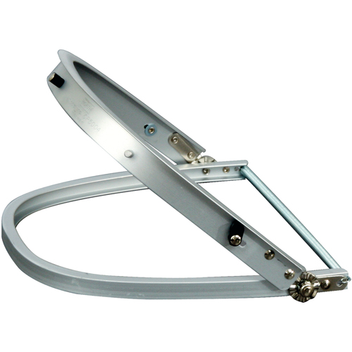 Support de visi&egrave;re en aluminium pour casques &agrave; fentes de North Ontario Safety Products