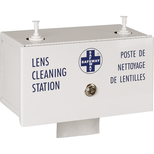 Lens Cleaning Products, Metal, 6" L x 6" D x 11.5" H Ontario Safety Products