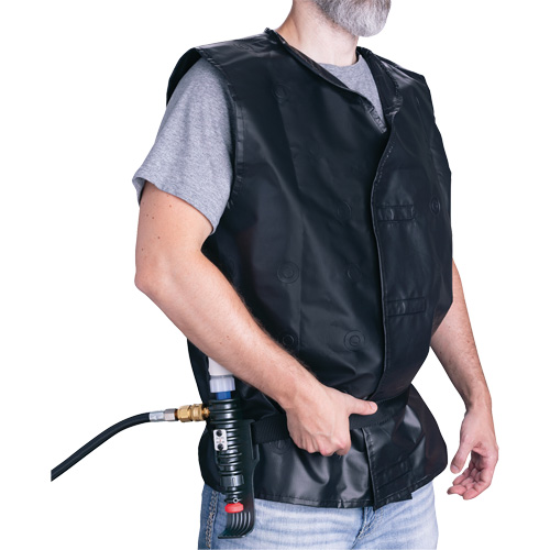 Veste de refroidissement Vortex ALLEGRO INDUSTRIES, Grand, Noir Ontario Safety Products
