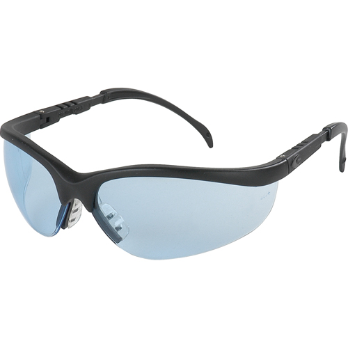 Lunettes de s&eacute;curit&eacute; Klondike, Lentille Bleu p&acirc;le, Anti-&eacute;gratignures, R&eacute;pond ou surpasse la norme CSA Z94.3 Ontario Safety Products
