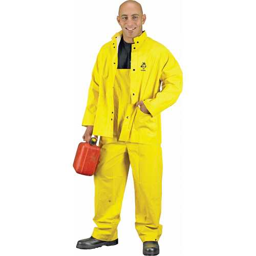 VETEMENT IMPERMEA,ECONOM,ININFLAMM,JAUNE,GRAND, Grand, Jaune haute visibilit&eacute; Ontario Safety Products