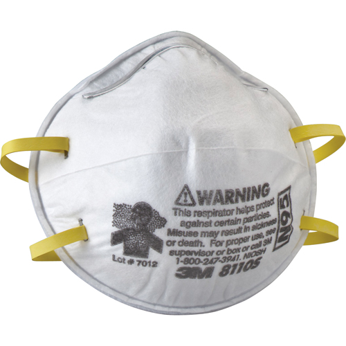 Respirateurs contre les particules 8110S, N95, Certifi&eacute; NIOSH, Petit Ontario Safety Products