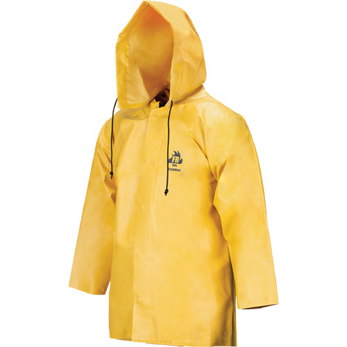 Manteau imperm&eacute;able Neo-slick r&eacute;sistant aux produits chimiques & &agrave; l'acide, 5T-Grand, Jaune, N&eacute;opr&egrave;ne Ontario Safety Products