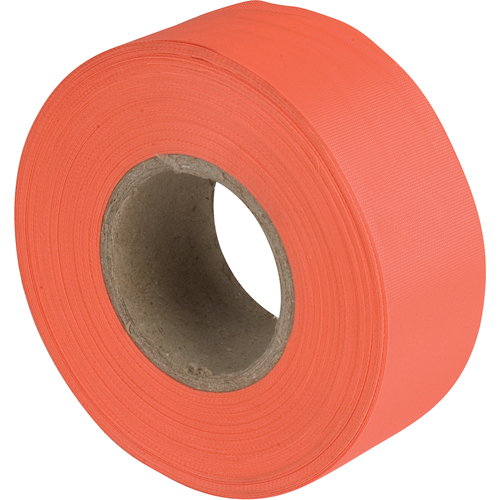 Flagging Tape, 1.1875" W x 150' L, Fluorescent Orange Ontario Safety Products