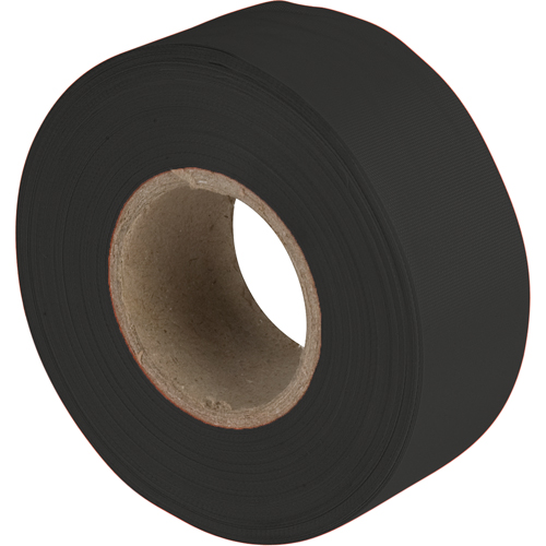 Flagging Tape, 1.2" W x 300' L, Black Ontario Safety Products