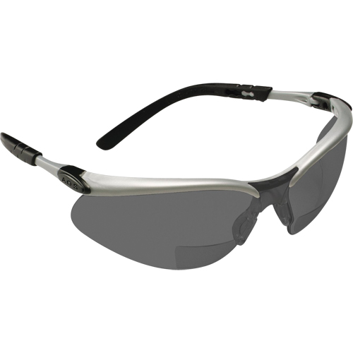 Lunettes de s&eacute;curit&eacute; BX avec verres de lecture, Antibu&eacute;e, Grise/fum&eacute;e, Dioptrie 2,0 Ontario Safety Products