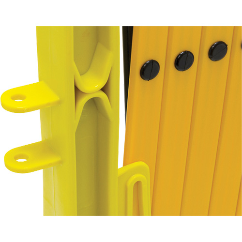 Barri&egrave;re Xpandit, 36" h x 11,5' lo, Noir/Jaune Ontario Safety Products