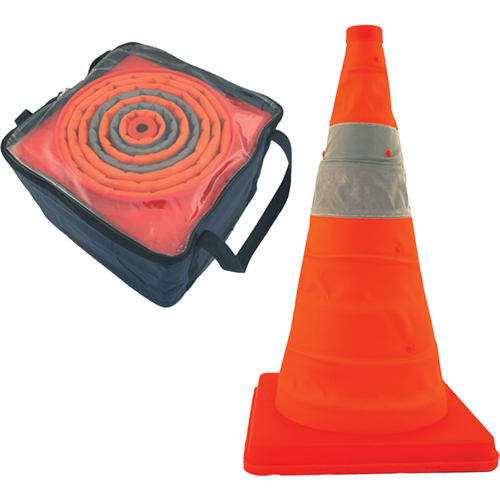 Balises repliables Pack & Pop, 28" h, Orange Ontario Safety Products