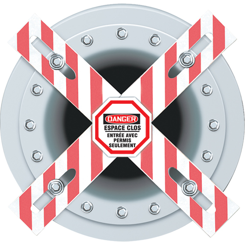 Danger Man-Way Cross Barrier Ontario Safety Products